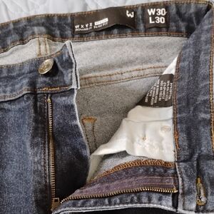 WXYZ Men's Slim Jeans - Dark Blue